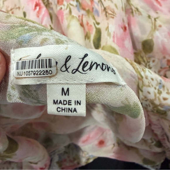 For Love and Lemons Dress Emmaline Maxi in Cream Floral - Picture 9 of 11